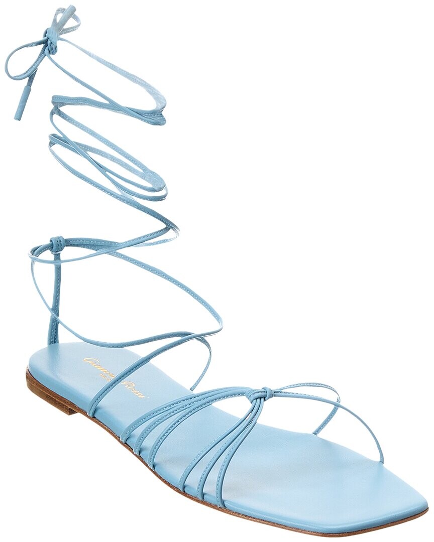 

Кожаные сандалии Gianvito Rossi Sylvie, синий