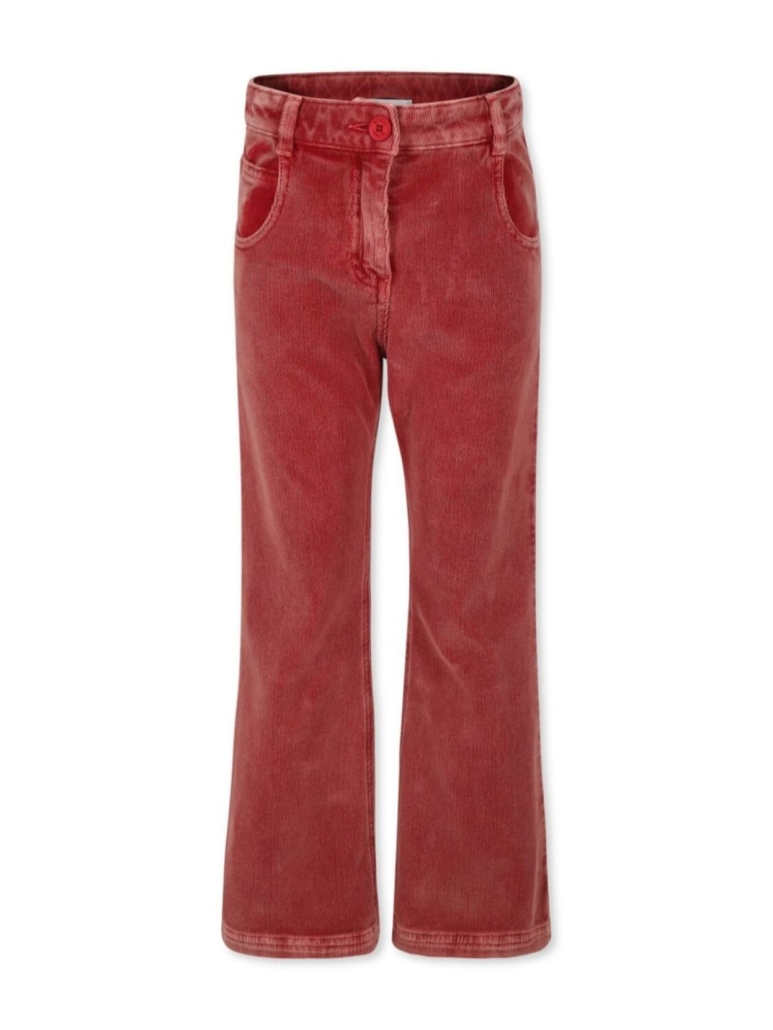 

ETRO KIDS брюки из хлопковой смеси с вышитым логотипом, красный