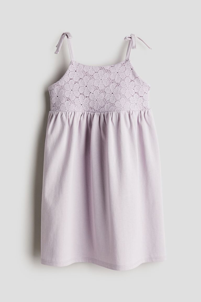 

Платье из джерси, связанное крючком H&M, фиолетовый