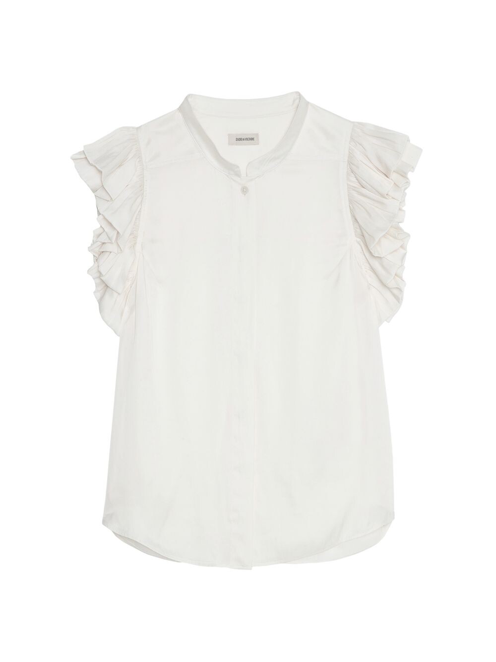

Атласная блузка Tiza с оборками на плечах ZADIG & VOLTAIRE