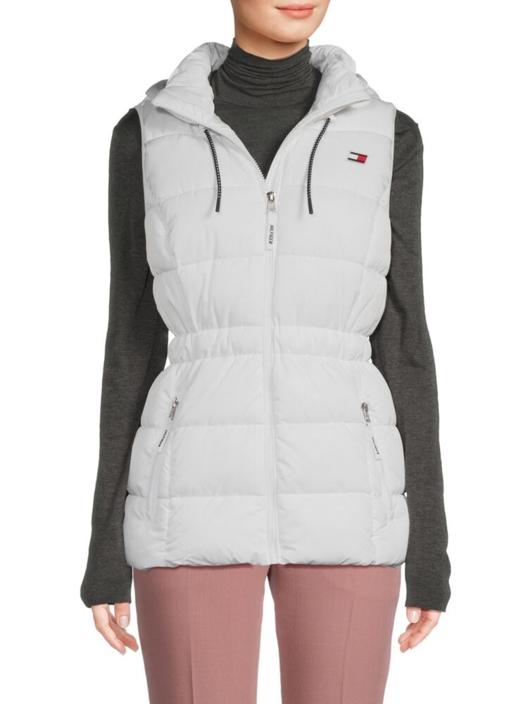 

Пуховик с капюшоном Tommy Hilfiger, цвет Winter White
