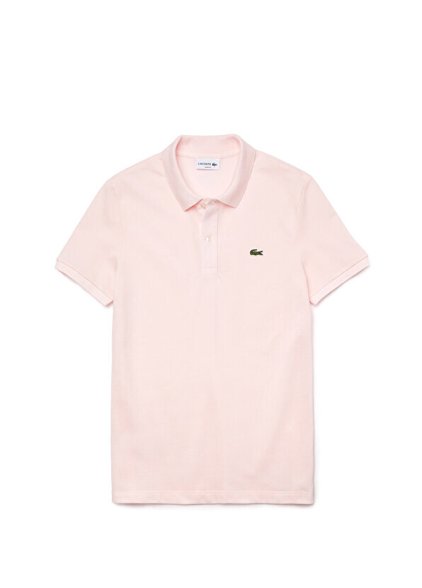 

Розовая мужская футболка-поло slim fit Lacoste, Розовый