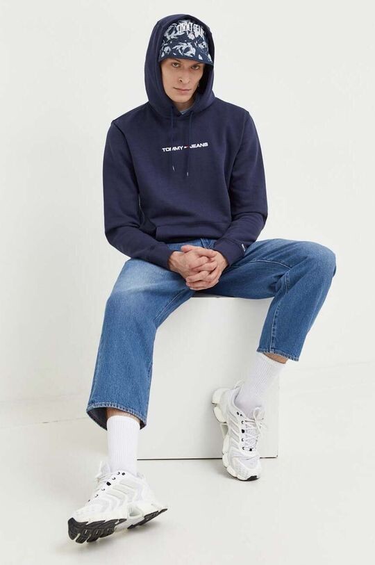 

Толстовка Tommy Jeans, темно-синий