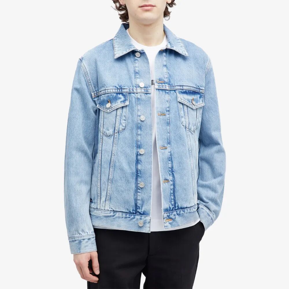 Givenchy Джинсовая куртка с заклепками 4G, синий джинсовая куртка givenchy