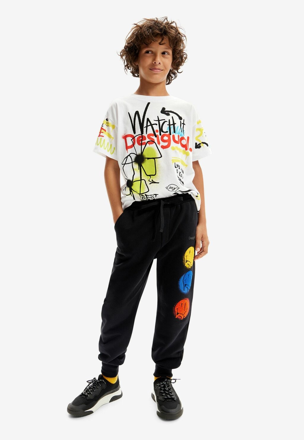 

Брюки для бега SMILEY Desigual, цвет black