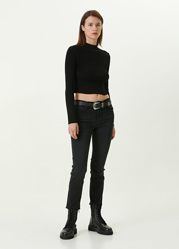 

Прямые черные джинсовые брюки le high Frame Denim, Черный