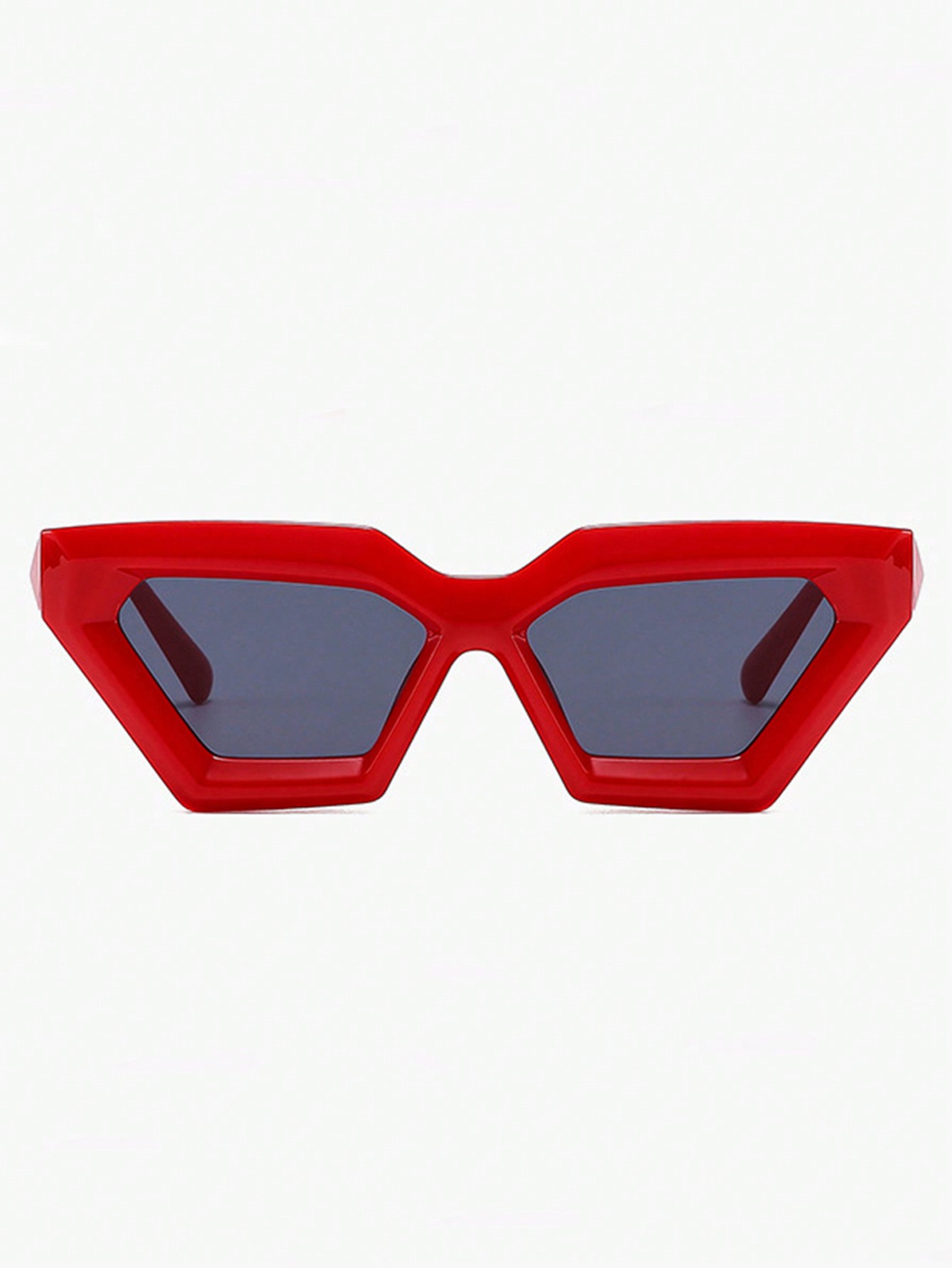 1шт индивидуальные модные солнцезащитные очки в толстой оправе Y2k