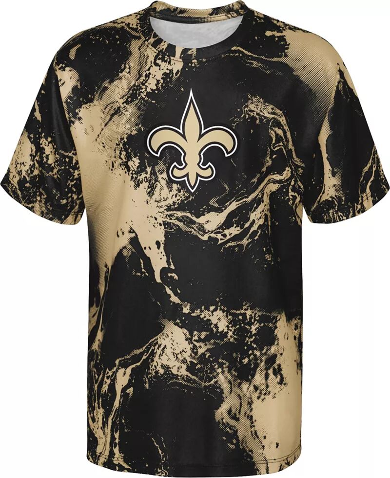футболка team apparel размер xl бордовый Nfl Team Apparel Молодежная футболка New Orleans Saints In the Mix