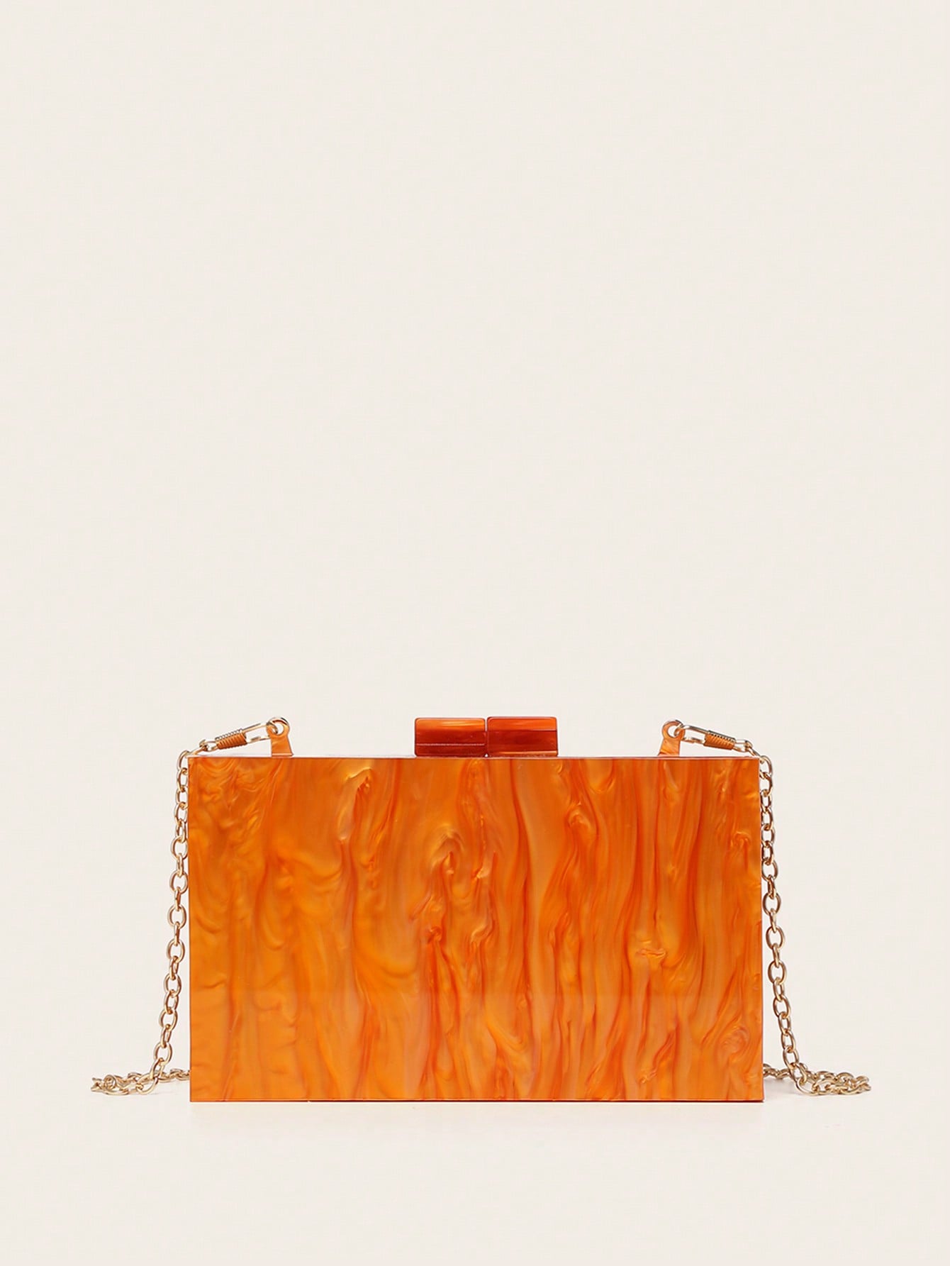 Акриловые кошельки-клатчи для женщин с мраморными кошельками и сумочками, апельсин