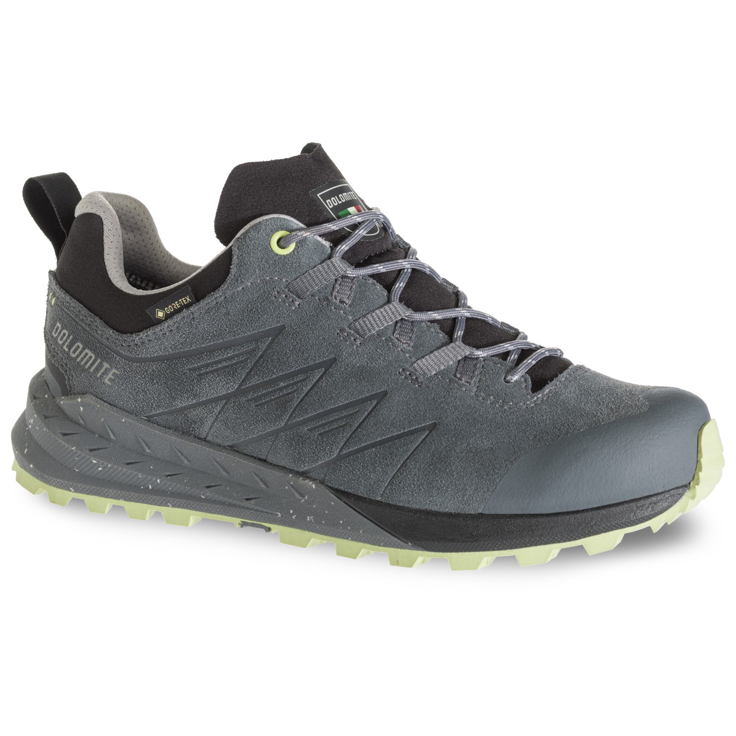 Мультиспортивная обувь Dolomite Women's Croda Nera GTX, цвет Rock Grey/Lime Green