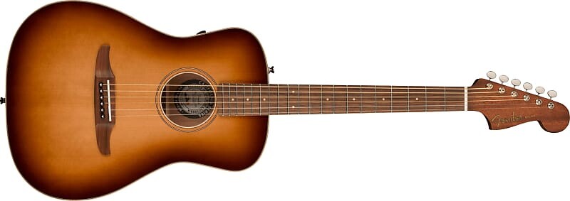 

Акустическая гитара Fender Malibu Classic, all solid Electric acoustic guitar, Aged Cognac Burst