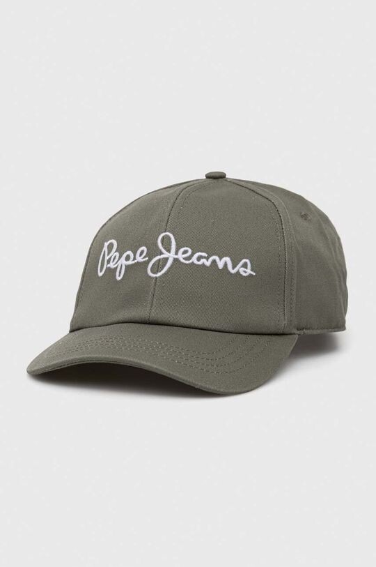 

Хлопковая бейсболка Wally Pepe Jeans, зеленый