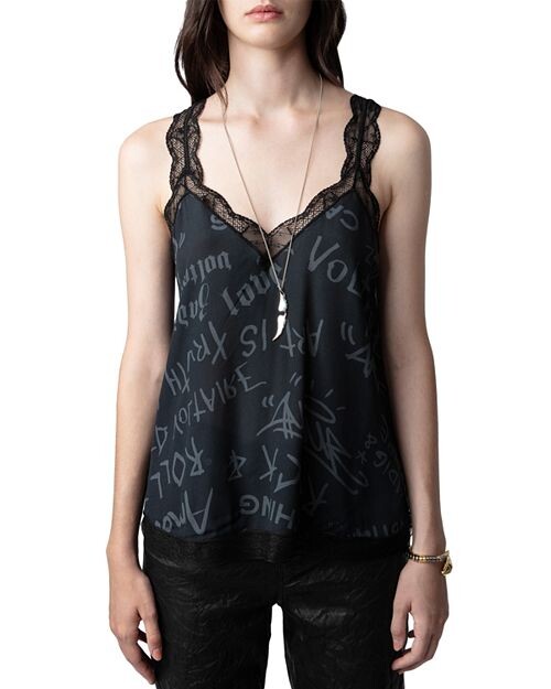 

Майка из крепа Manifesto Zadig & Voltaire, цвет Black