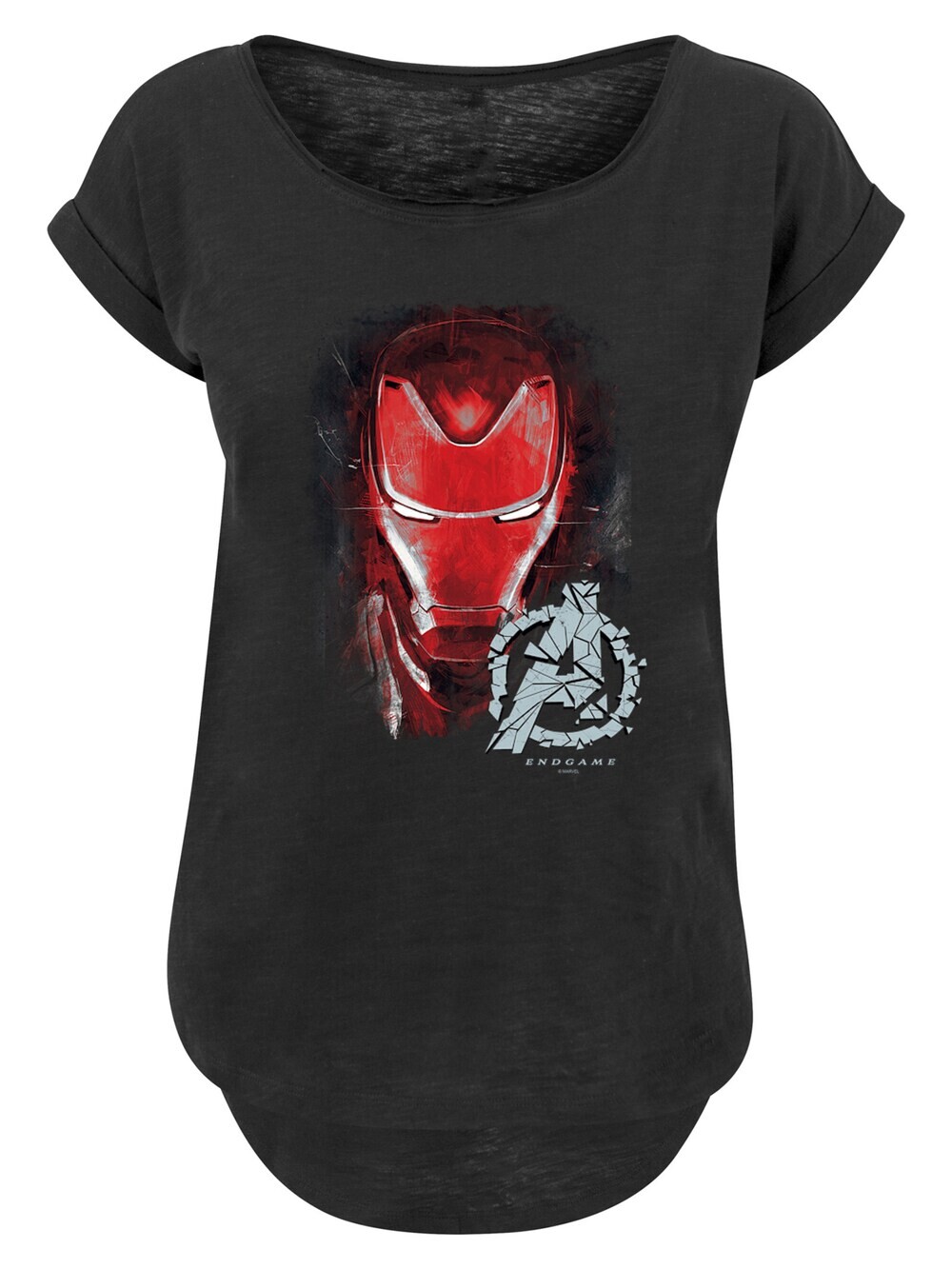 

Рубашка F4Nt4Stic Marvel Avengers Endgame Iron Man Brushed, черный