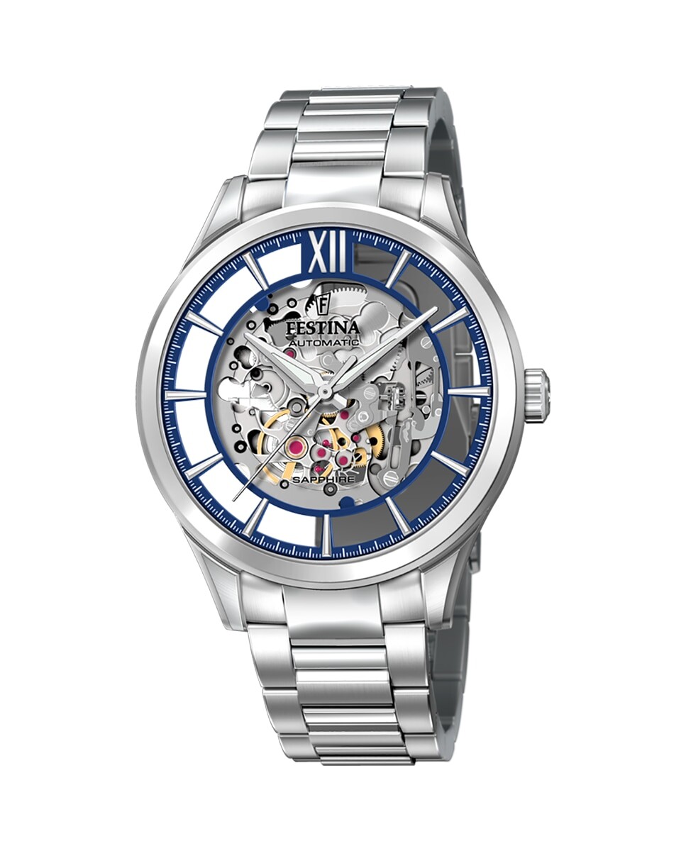

Мужские часы F20630/3 из серебристой стали Festina, серебро