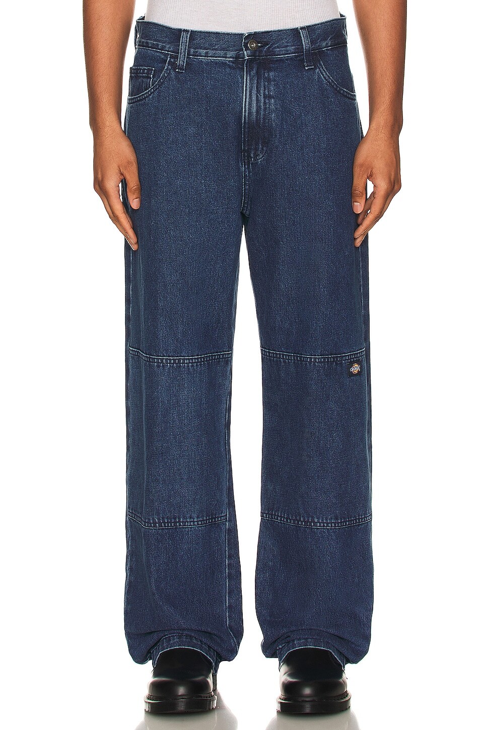 

Джинсы Dickies Loose Fit Double Knee Denim, цвет Stonewashed Vintage Blue