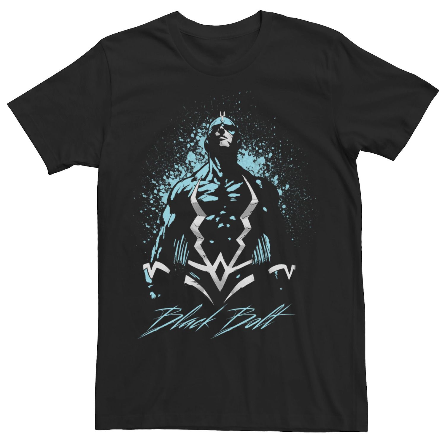 Мужская футболка Black Bolt The Inhumans Paint Splat Marvel