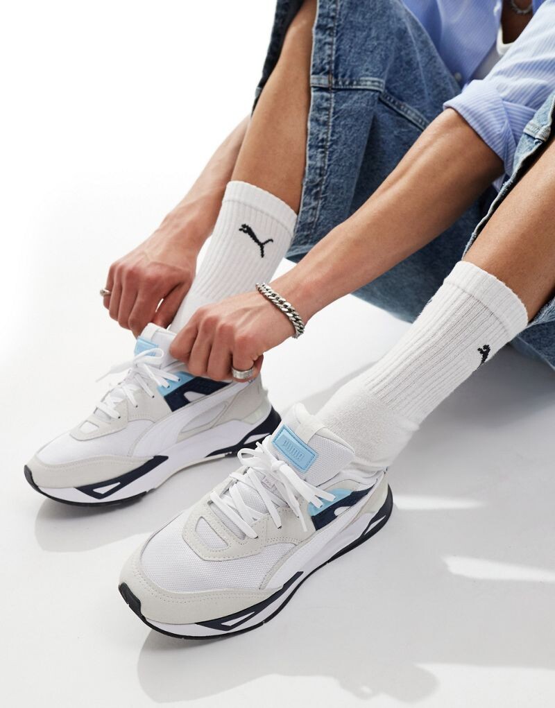 

Бело-синие спортивные кроссовки Puma Mirage, Синий, Бело-синие спортивные кроссовки Puma Mirage
