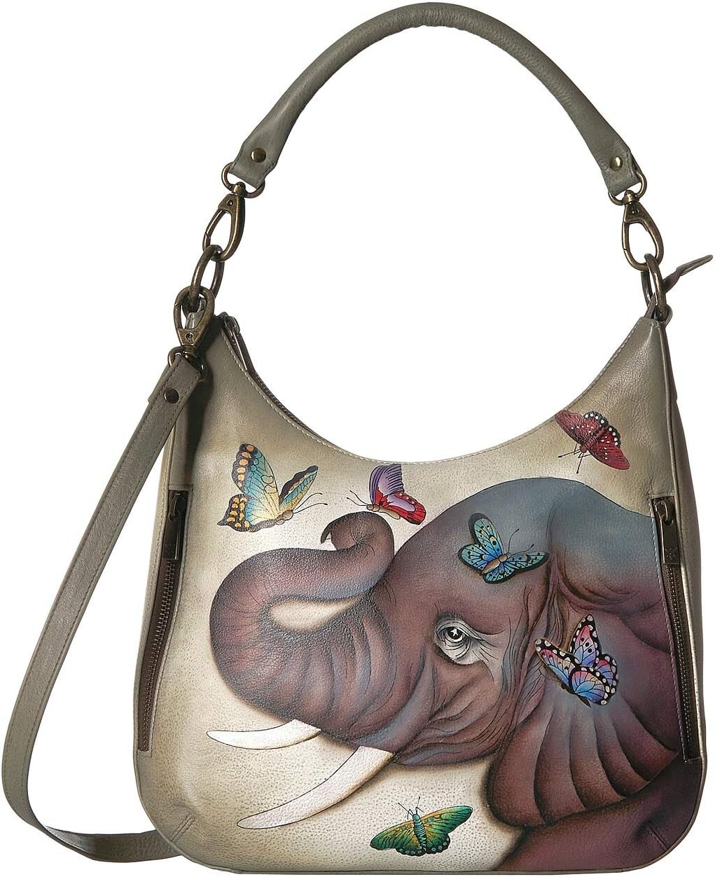 

Сумка Convertible Slim Hobo with Crossbody Strap 662 Anuschka, цвет Gentle Giant, Серый, Сумка Convertible Slim Hobo with Crossbody Strap 662 Anuschka, цвет Gentle Giant