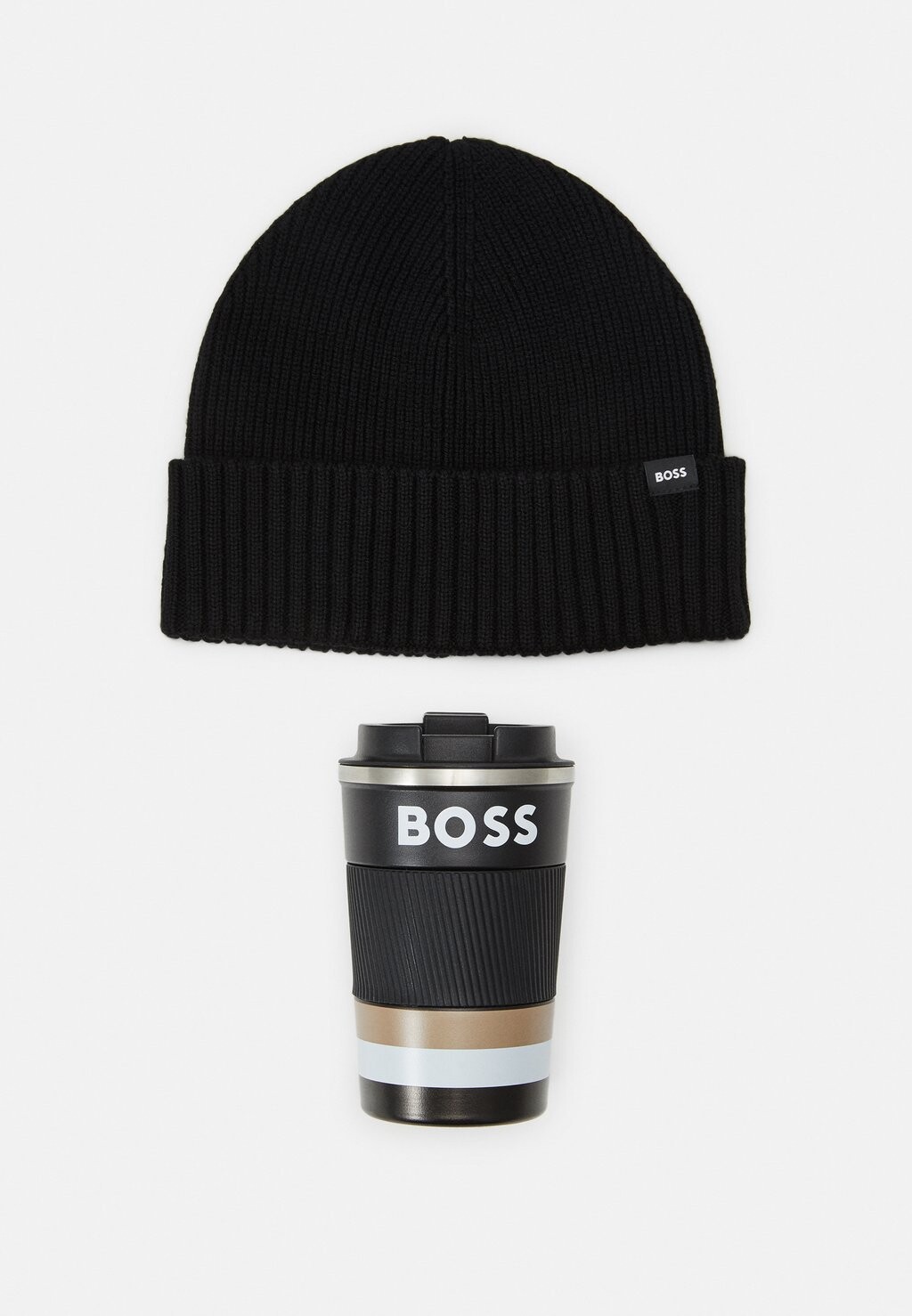 

Шапка Mug Beanie Set Unisex BOSS, черный