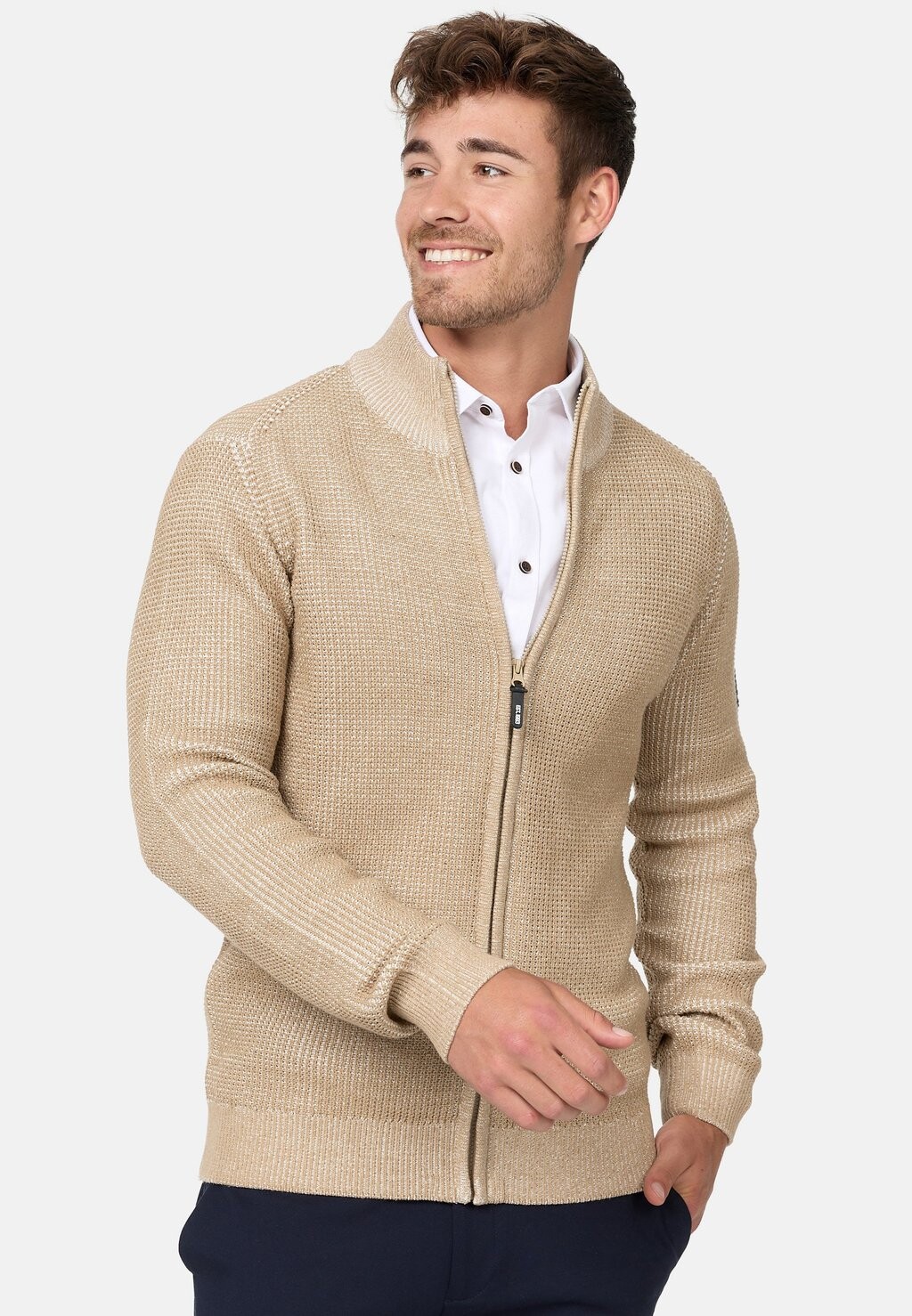 

Кардиган INLAYTON INDICODE JEANS, цвет irish cream