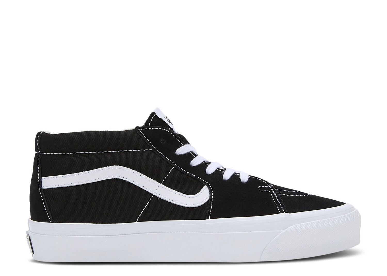 

Кроссовки Vans Sk8-Mid Reissue 83 Lx 'Black White', черный