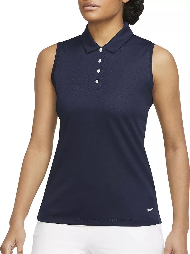 

Женская футболка-поло для гольфа без рукавов Nike Dri-Fit Victory