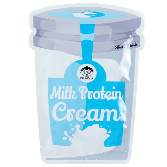 Доктор Mola Milk Protein Cream, разглаживающая тканевая маска на основе молочного белка, 23 мл, Dr. Mola