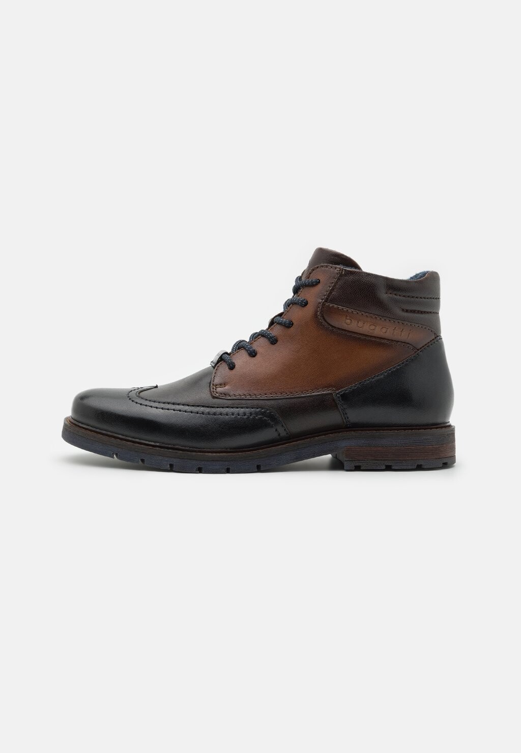 

Ботильоны на шнуровке bugatti VANDERO COMFORT, цвет dark blue/dark brown