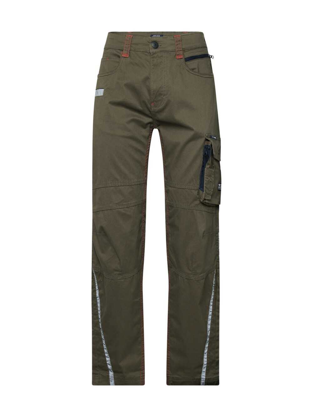 Обычные брюки-карго CAMP DAVID, хаки обычные брюки карго camp david серо коричневый