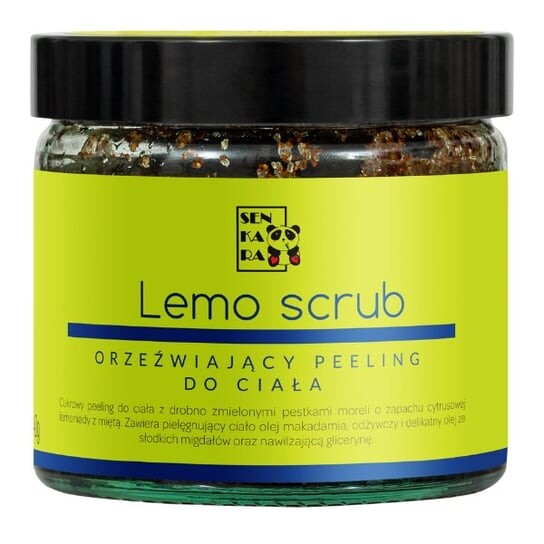 

Освежающий скраб для тела, 250мл Senkara, Lemo Scrub