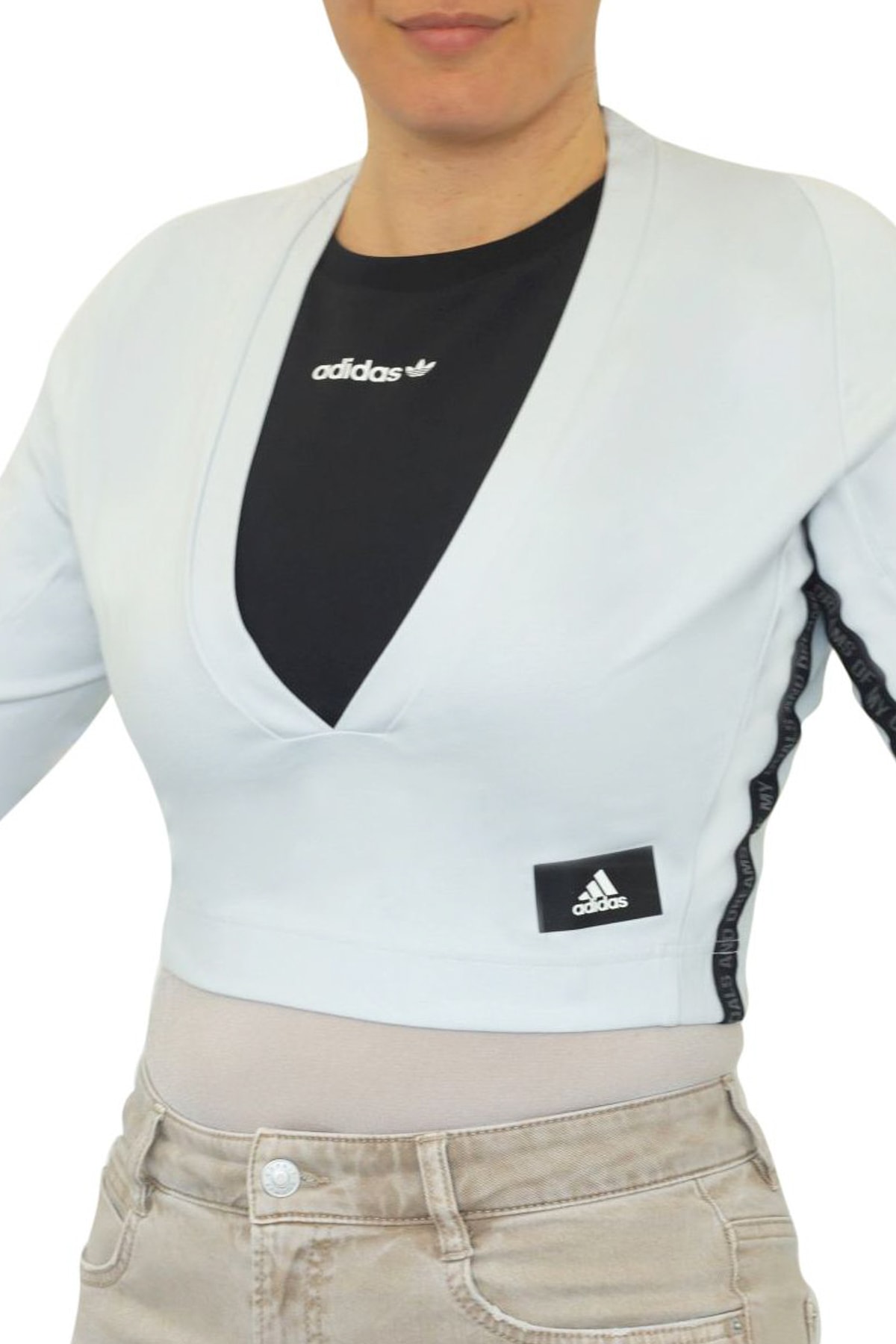 Спортивная одежда Укороченный топ Mission Victory adidas, белый