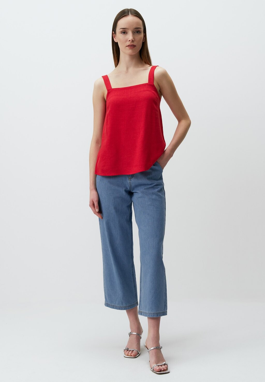 

Блузка Basic With Straps Jimmy Key, красная