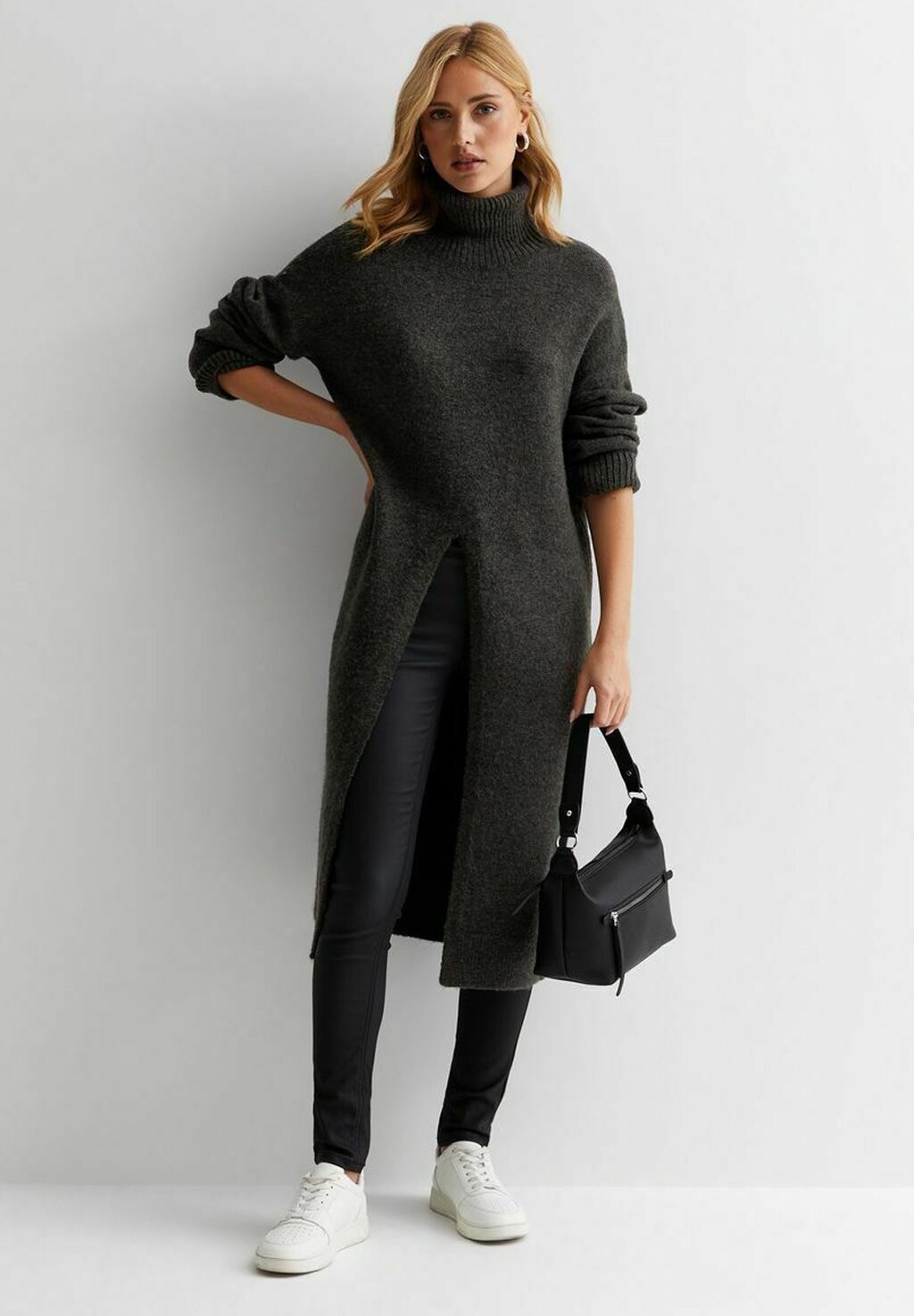 

Вязаный свитер New Look, цвет dark grey
