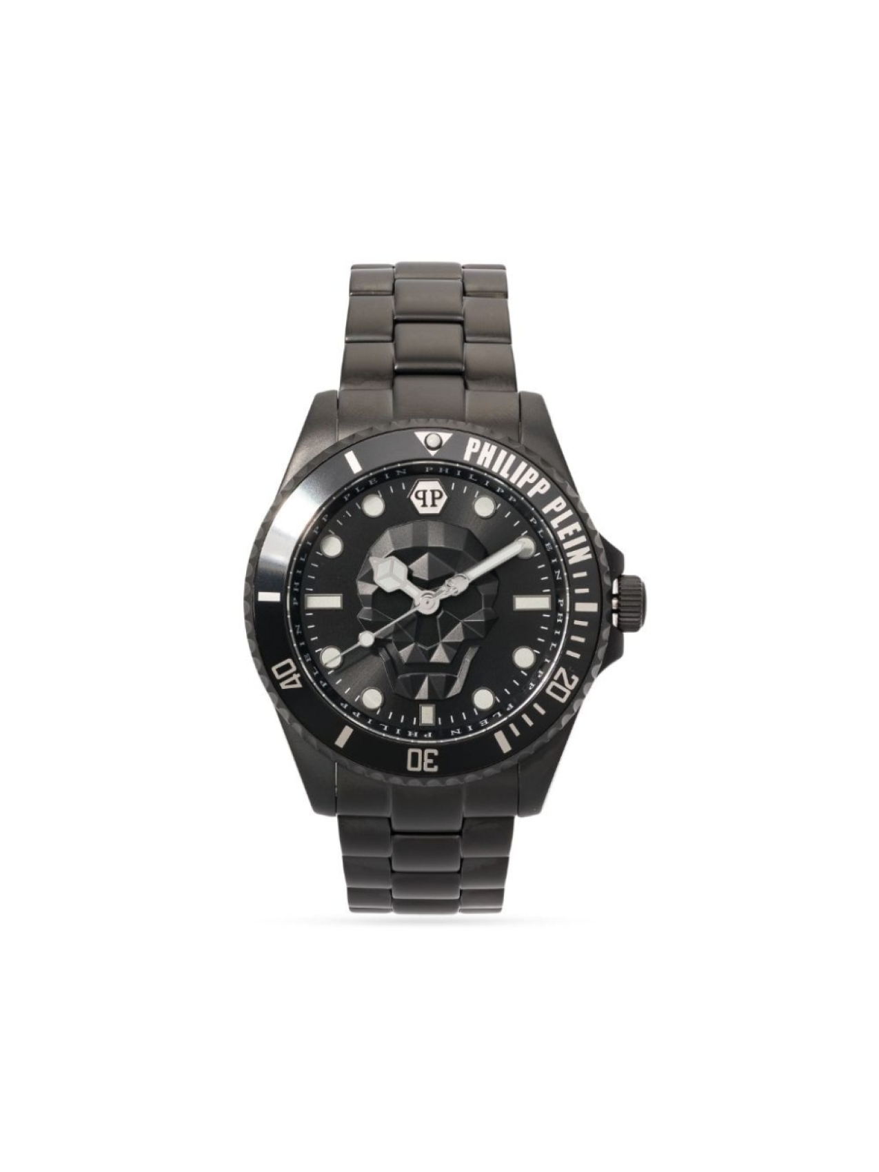 

Philipp Plein наручные часы The $kull Diver 44 мм, черный