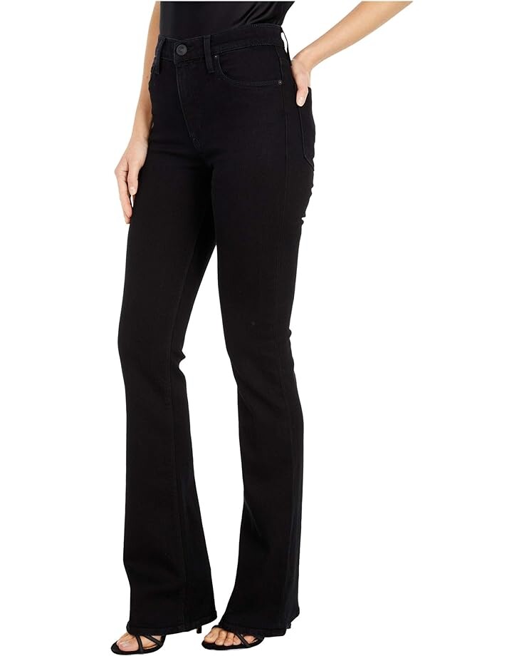 

Джинсы Hudson Jeans Barbara High-Waisted Bootcut in Black, черный