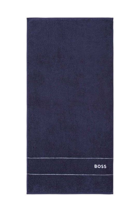 

Полотенце BOSS маленькое хлопковое 50 х 100 см Boss, темно-синий