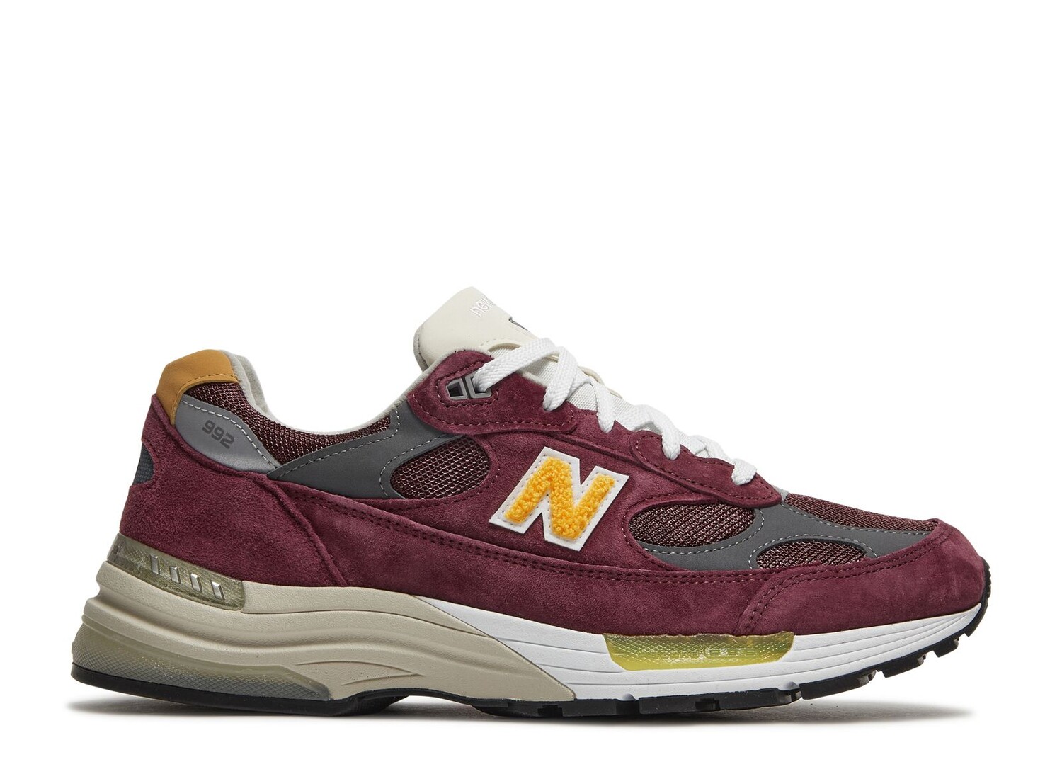 

Кроссовки New Balance 992 Made In Usa 'Burgundy', красный
