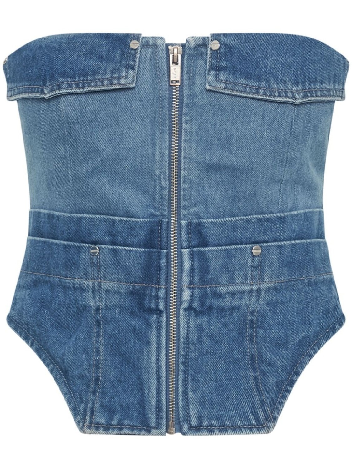 

Джинсовый топ-корсет Workwear Dion Lee, синий