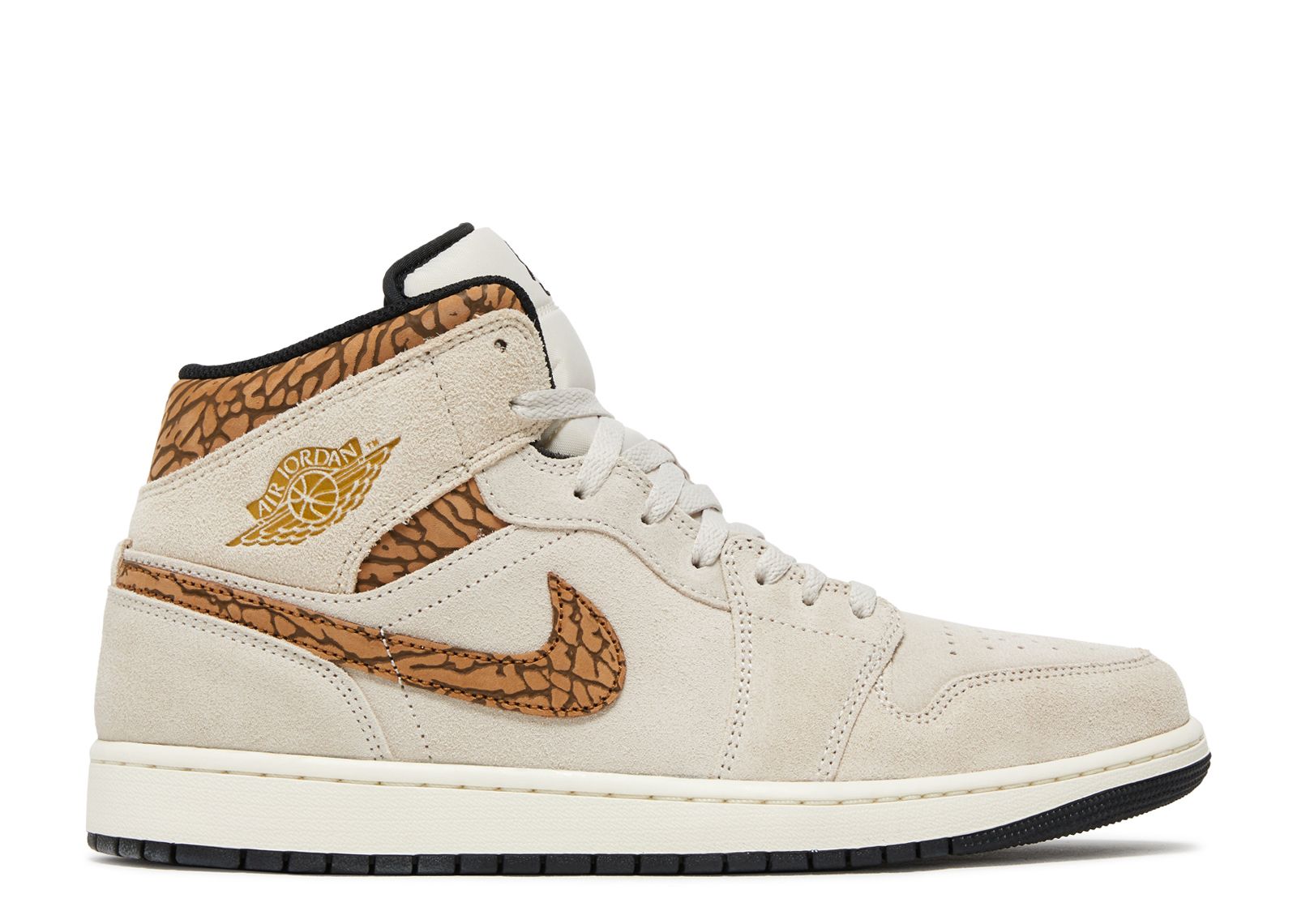 Кроссовки Air Jordan Air Jordan 1 Mid Se Brown Elephant, коричневый –  заказать по выгодной цене из-за рубежа в «CDEK.Shopping»