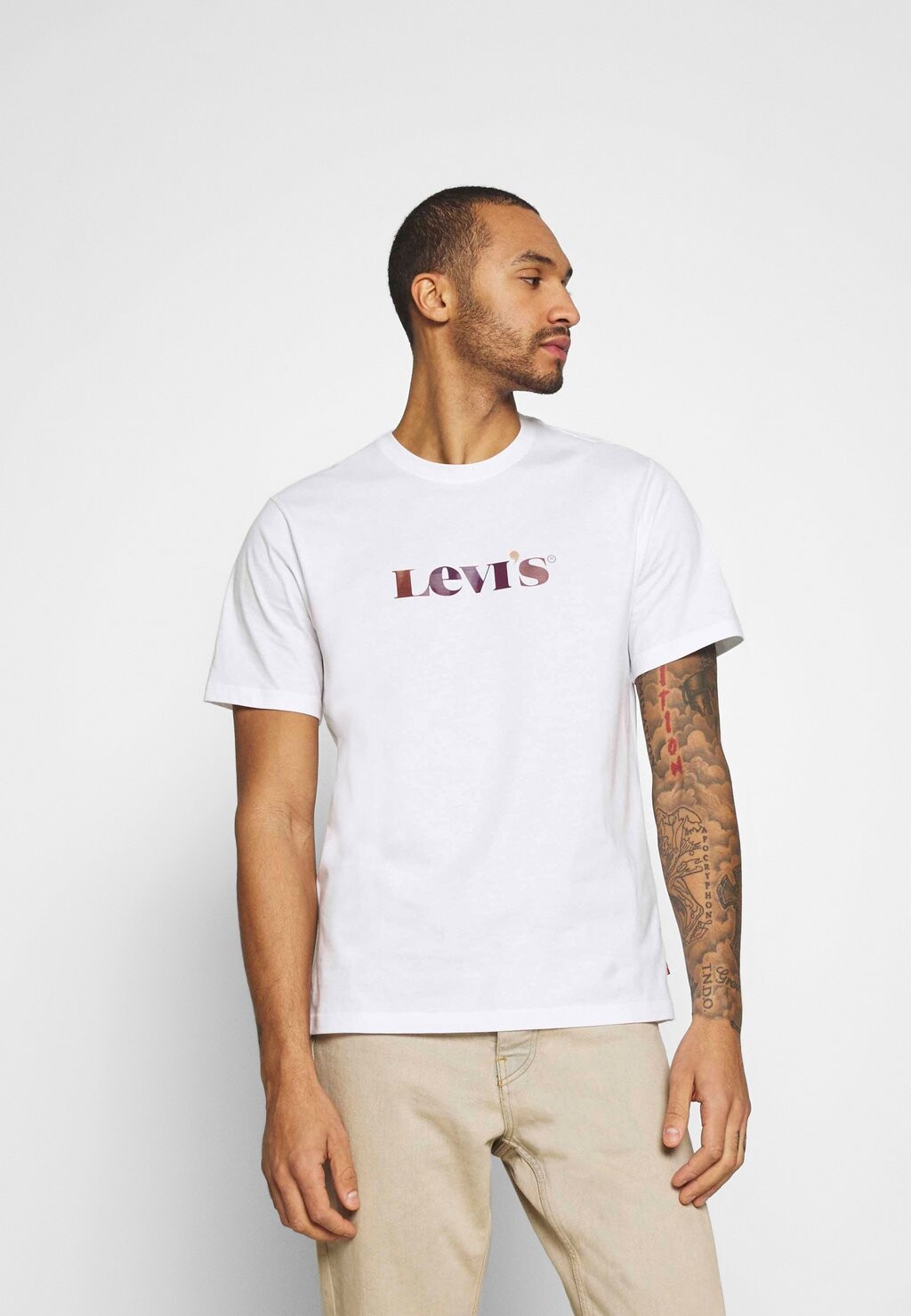 

Футболка с принтом Levi's, белый