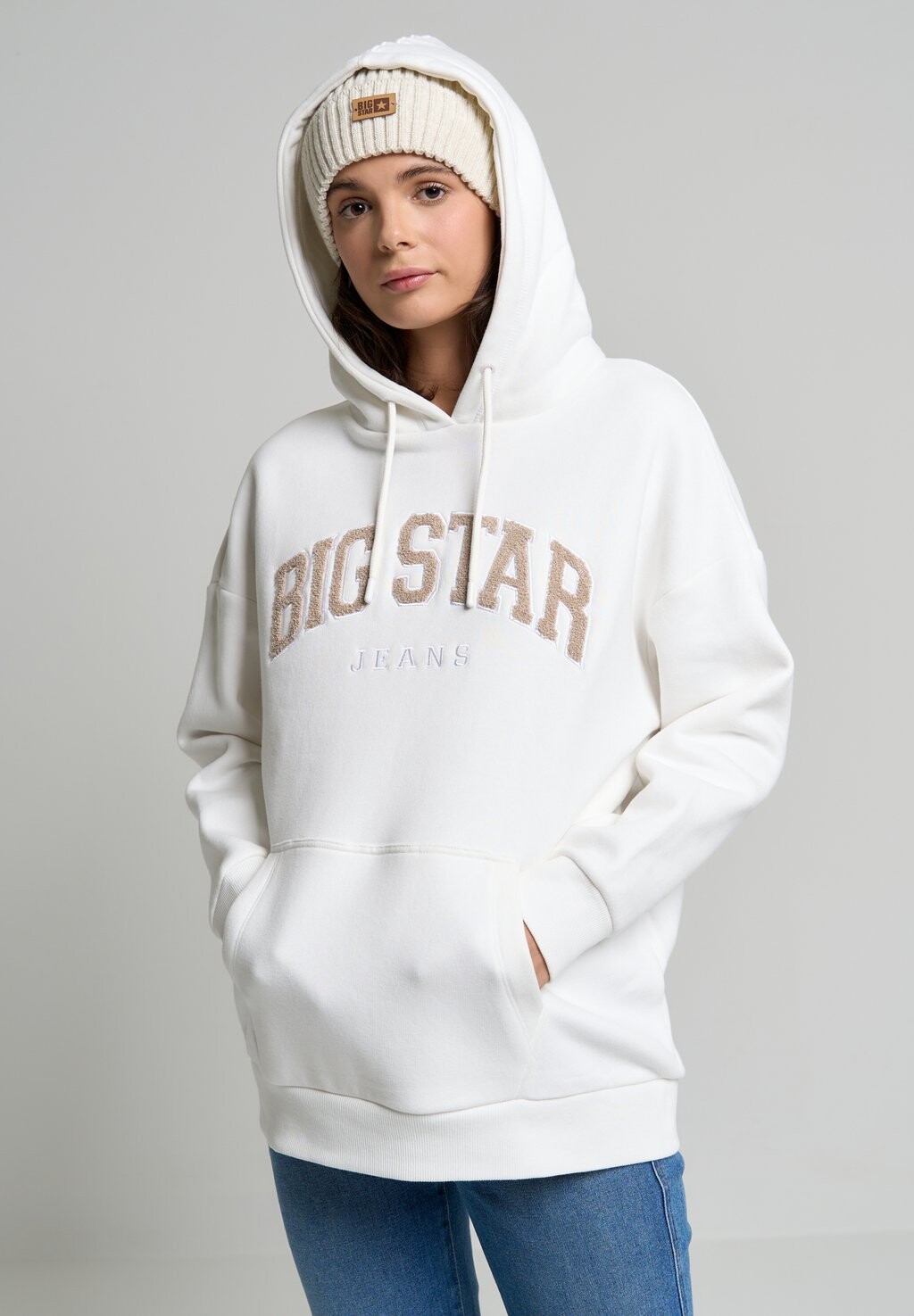 

Толстовка с капюшоном Big Star, белый