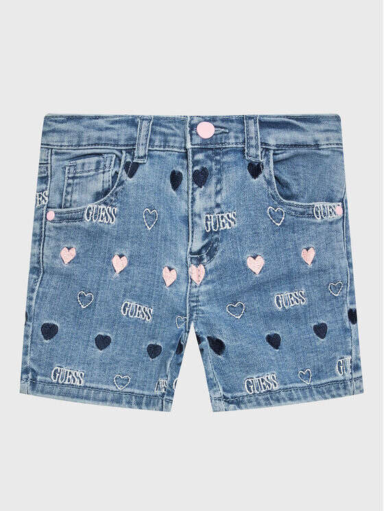

Джинсовые шорты стандартного кроя Guess, синий