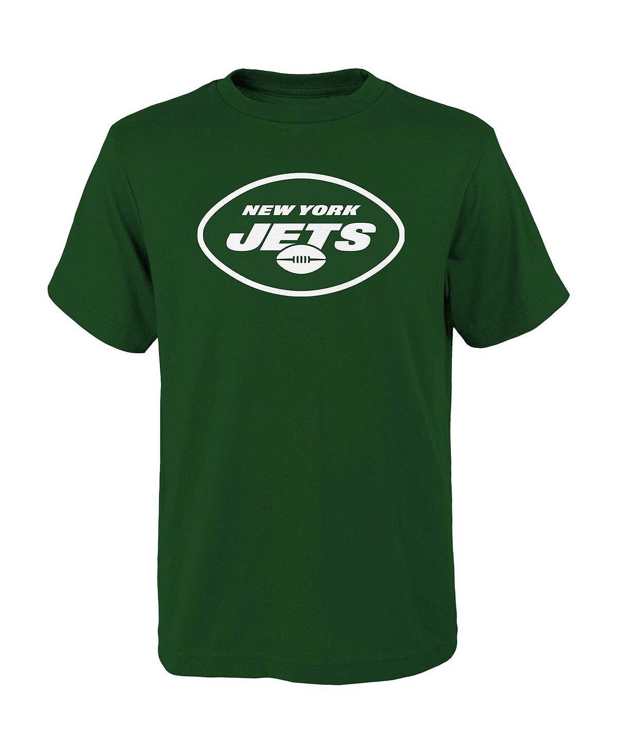 

Зеленая футболка с логотипом Big Boys New York Jets Outerstuff