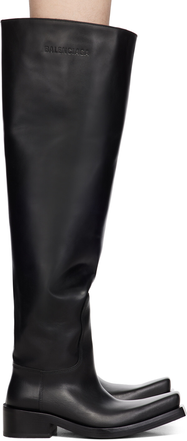 

Черные ботинки Balenciaga Santiago, Черный