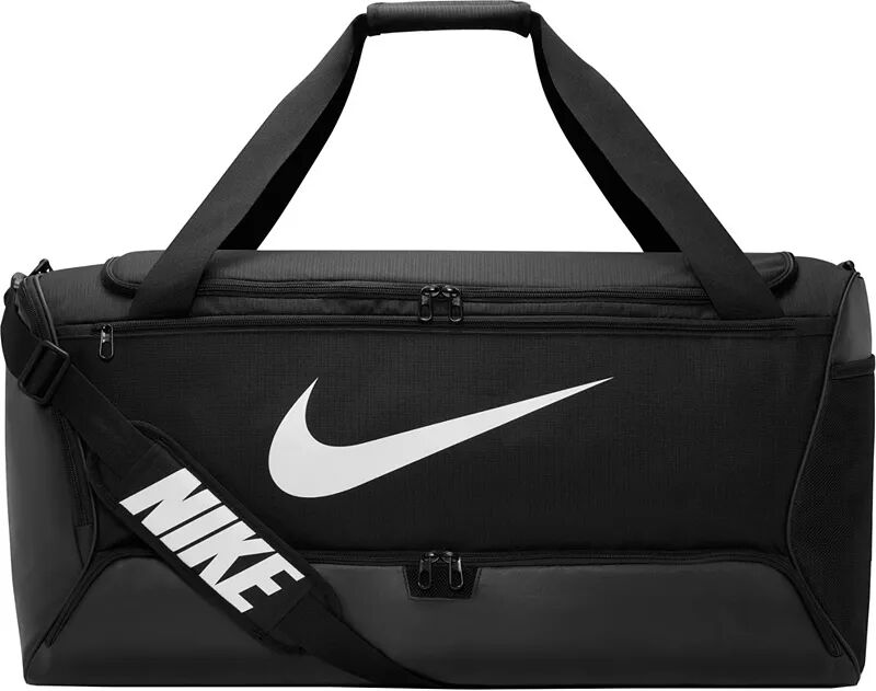 Большая тренировочная спортивная сумка с принтом Nike Brasilia 9.5, мультиколор