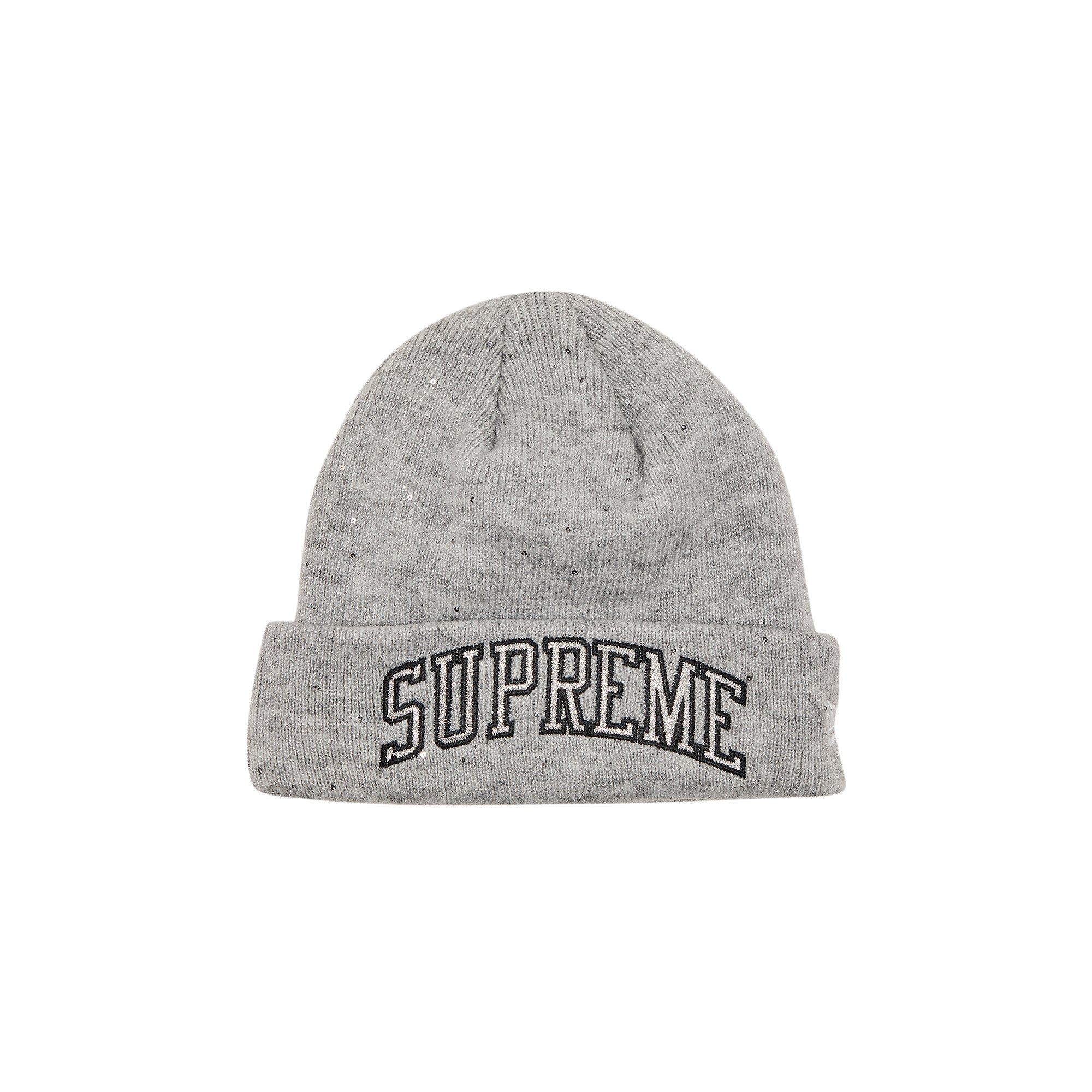 

Шапка-бини Supreme x New Era Metallic Arc, цвет Серый