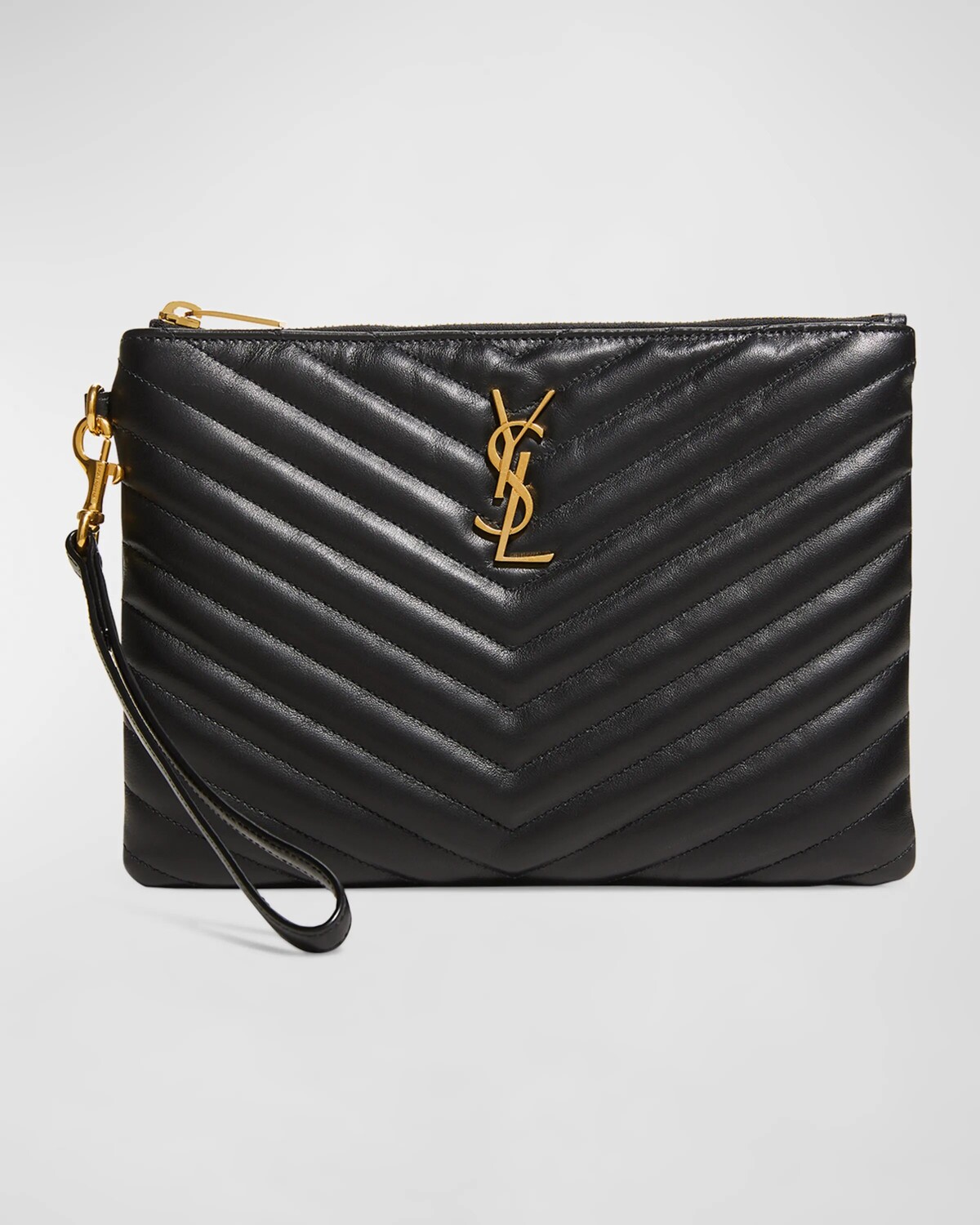 

Маленькая сумка YSL Monogram из гладкой кожи Saint Laurent, цвет Black