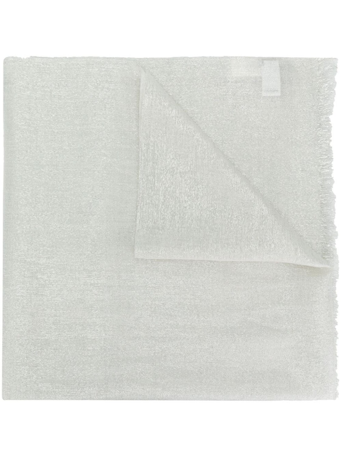 

Brunello Cucinelli metallic frayed scarf, металлик