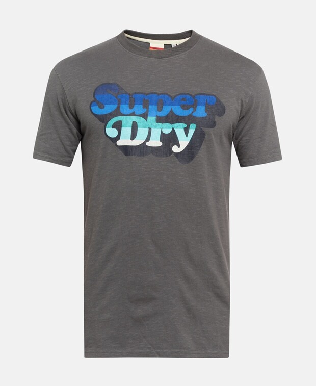 

Футболка Superdry, антрацит